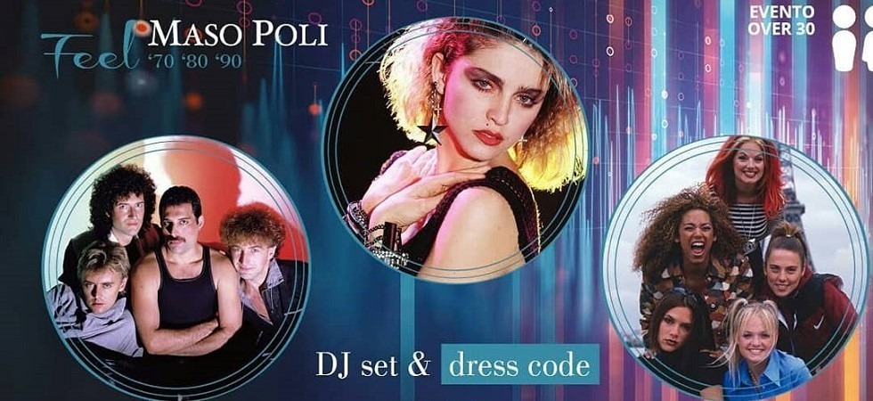 A Maso Poli ritorna ‘FeelGold’ la festa dedicata ai mitici anni ‘70, ’80 e ’90